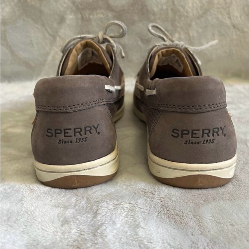 Sperry Women's 9.5 M Koifish Boat Shoe Gray Grey Non-marking Flats Loafers - Picture 2 of 3